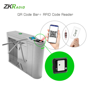 Lector de código Qr de barra ZKRADIO, interfaz USB RS485 montada en la pared, lector de tarjetas IC de 13,56 MHz Wiegand26/34 para sistema de Control de acceso - Product Image 4
