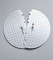 Substrat en aluminium MCPCB LED rond personnalisé, 1,0 mm, cuivre 25 μm, OSP, haute conductivité thermique, RoHS pour l'éclairage LED