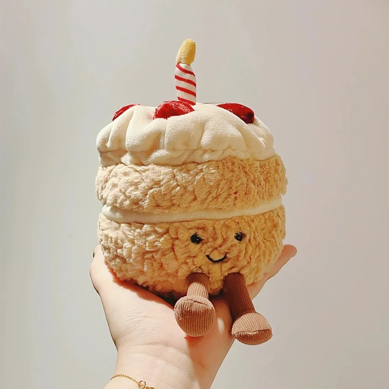 Poupée gâteau d'anniversaire-kaki