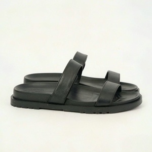 Sandales compensées à double bride, à bout ouvert, à enfiler, décontractées, pour l'été, pour femmes - Product Image 3