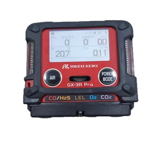 Riken Keiki GX-3R 4-In-1 Gas Detector CO H2S O2 LEL Portable <b>Monitor</b> - Product Image 4