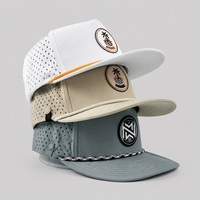 Gorra de Béisbol Personalizada con Logotipo de Silicona, Perforada con Láser, Transpirable, de Secado Rápido, Ligera, Unisex, Ajustable, para Deportes al Aire Libre