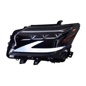 For GX400/GX460 12V <b>LED</b> <b>Headlight</b> Assembly With Daytime Running Lights and Flowing Water Steering Design Flowing Water Effect Cr - Product Image 2