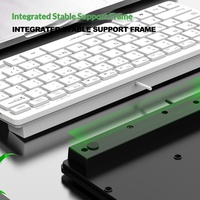 Clavier à membrane filaire USB LIMEIDE K12, ergonomique, optique, câble de 1,5 m, plug and play, pour jeux sur PC, ordinateur portable, étudiant