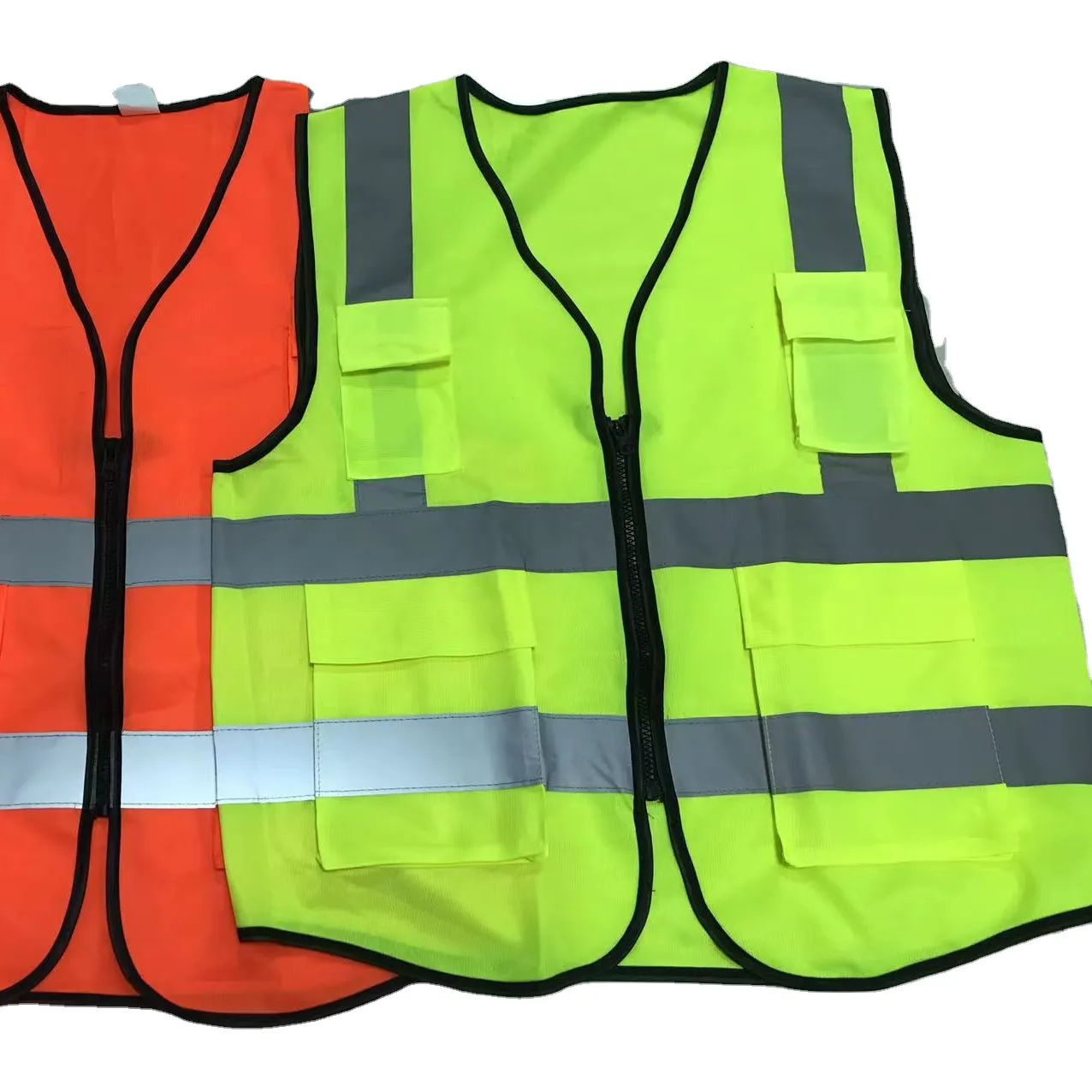 Hotsale Hi Vis rompi reflektif keselamatan rompi keamanan konstruksi kain keselamatan kerja reflektif