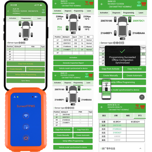 Sunwolf Factory Wireless 315MHz/433MHz <b>TPMS</b> Programming Tool Tire Pressure Diagnostic Tool with Free APP Mobile phone Bluetooth - Product Image 4