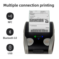 Imprimante thermique miniature QS-5806 58 mm haute qualité, portable, avec Bluetooth, NFC, pour impression d'étiquettes codes-barres, à prix avantageux QS-5806