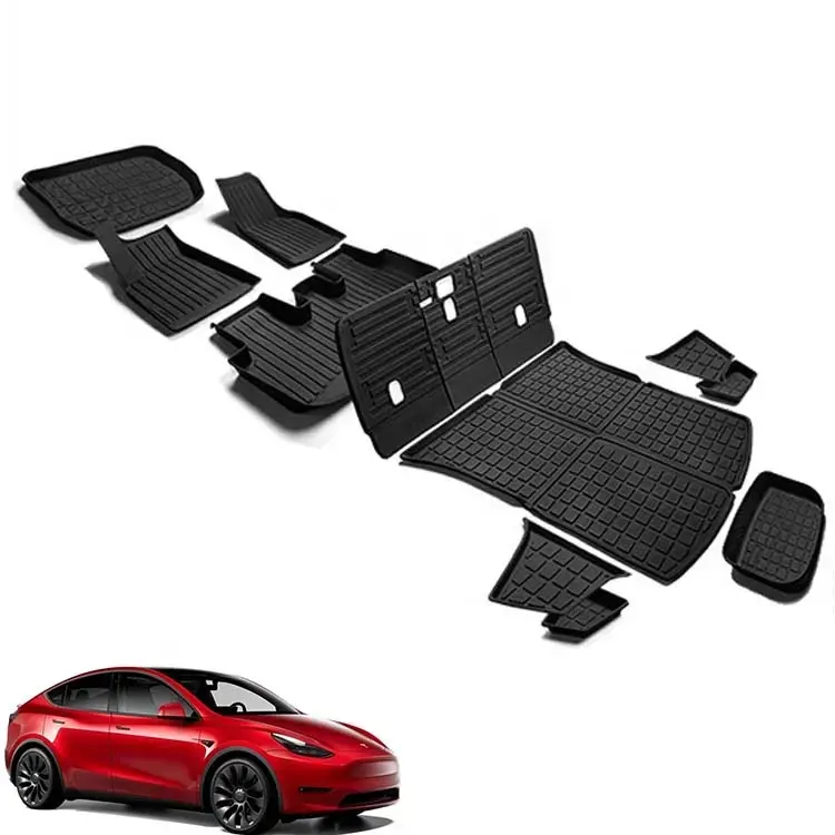 Tpe Auto Voetpad Milieuvriendelijk En Waterdicht Kofferbak Kussen Geschikt Vloermat Voor Auto Voor Tesla
