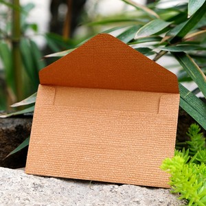 Enveloppes de fenêtre personnalisées, artisanat, lin texturé, triangle, couleur classique, invitation de <span class=keywords><strong>mariage</strong></span> vierge, bricolage, écrire une lettre, 70x105mm - Product Image 3