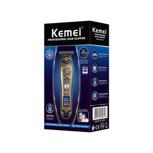 เครื่องตัดผม Kemei รุ่น KM-2231 สำหรับมืออาชีพ ตัวเครื่องโลหะ หน้าจอ LCD ชาร์จผ่าน USB เหมาะสำหรับผู้ชาย ใช้ในบ้าน - Product Image 1
