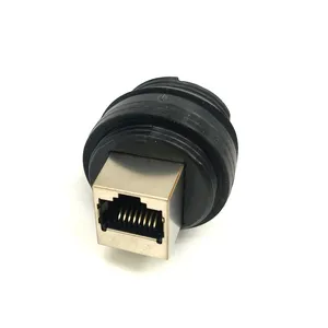 Ethernet impermeabile montaggio a pannello rj45 connettore