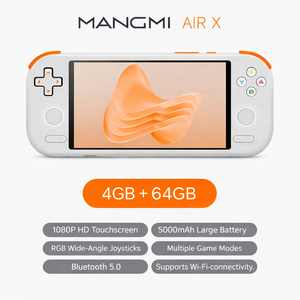 Console de jeu portable Mangmi AIR X, lecteur de jeux vidéo, écran tactile IPS 5,5 pouces, Full HD, Android 14, Wi-Fi 5.0 pour 5.0, 5000 mAh - Product Image 1