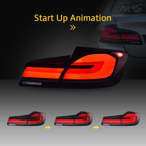 Nouveaux feux arrière LED pour F10/F18 520i-540I, mise à niveau retrofit, lentille transparente, 6000K, 36W, 12V, 6000 lm - Product Image 2