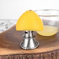 Handmatige roestvrijstalen mini fruit- en groentesapcentrifuge, handbediende sinaasappelsapmaker, vaatwasserbestendig, makkelijk schoon te maken, nieuwstaat
