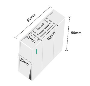 Interruptor de Luz de Pared SHARE 10A 250V 86*90mm, Color Blanco, Material de <span class=keywords><strong>PC</strong></span> de Calidad, <span class=keywords><strong>3</strong></span> Interruptores, 1 Vía, Montaje en Superficie para Uso Doméstico - Product Image 2