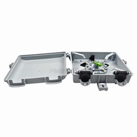 Caja de Distribución de Fibra Óptica NAP FIBERVISION Ti01F FTTH, Caja Terminal de Fibra, Divisor ODB, Conectores SC/LC/FC/ST, PC+ABS
