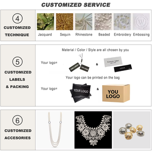 الأكثر مبيعًا فستان طويل أنيق من البوليستر الفاخر غير رسمي فستان كرة طويل فساتين للنساء - Product Image 6