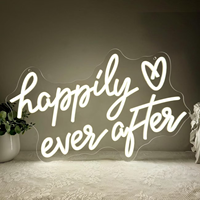 Enseigne néon LED « Bonne fin à tout ce qui est bon » avec panneau acrylique, décoration murale pour mariage, demande en mariage, toile de fond de fête, lumière néon, dropshipping