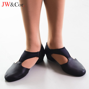 <span class=keywords><strong>JW</strong></span> profesional de cuero moderno profesor Sandalias Zapatos de Jazz para las mujeres - Product Image 4