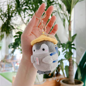 Porte-clés <span class=keywords><strong>pingouin</strong></span> de <span class=keywords><strong>voyage</strong></span> en peluche, <span class=keywords><strong>pingouin</strong></span> en peluche avec motif de carte, breloque pour sac à dos et sac à main, cadeau idéal pour les voyageurs - Product Image 5