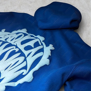 Sudadera con Capucha Casual de Invierno para Hombre y Mujer, Personalizable con Logotipo, Cuello Redondo, Corte Regular, Impermeable, Resistente al Viento, de Algodón, 220g - Product Image 3