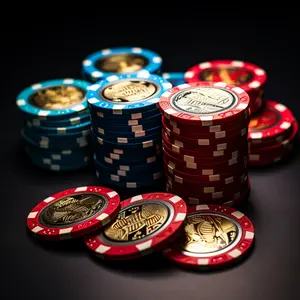 Sang trọng chất lượng cao Kim Cương đất sét chip tùy chỉnh chuyên nghiệp gốm đất sét Poker chip được áp dụng cho sòng bạc