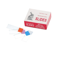 Hot Sell Lab Use 7109 One Side Colorful Microscope Slides
