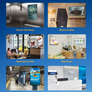 Kiosco Táctil Tacteasy 4K HD, Pantalla Publicitaria de <span class=keywords><strong>Video</strong></span>, TV Comercial para Interiores/Tienda de Alimentos/Centro Comercial/Metro con Cuerpo Delgado - Product Image 6