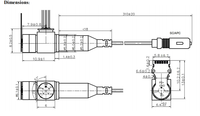 1270nm DFB 10G XGS-PON BOSA Optical Module Integrated APD+TIA SC/APC Pigtail for Fiber Access