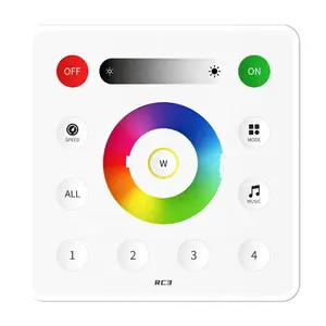 Bán hàng trực tiếp 2.4G 86 loại cảm ứng bảng điều chỉnh cho SPI điều khiển ws2812b fcob Dim CCT RGB RGBW Pixels <span class=keywords><strong>LED</strong></span> dải ánh sáng - Product Image 2