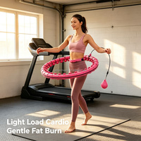 Cerceau de fitness intelligent lesté, standard d'exportation, pour entraînement de la taille et perte de graisse, pour adultes, hommes, femmes, étudiants, enfants, emballage d'exportation