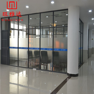 Divisor de Vidrio Plegable sin Marco con Logotipo Personalizado, Separador de Oficina de Vidrio, Divisor Modular Ahorrador de Espacio, Sala de Reuniones Pequeña para Exteriores - Product Image 4