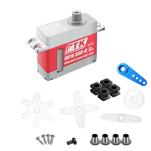Servomoteur numérique sans balais PTK 8816 SSG-D 8.4V 16kg, transmission durable, réponse rapide pour hélicoptère à <span class=keywords><strong>turbine</strong></span> <span class=keywords><strong>RC</strong></span>, aile fixe - Product Image 6