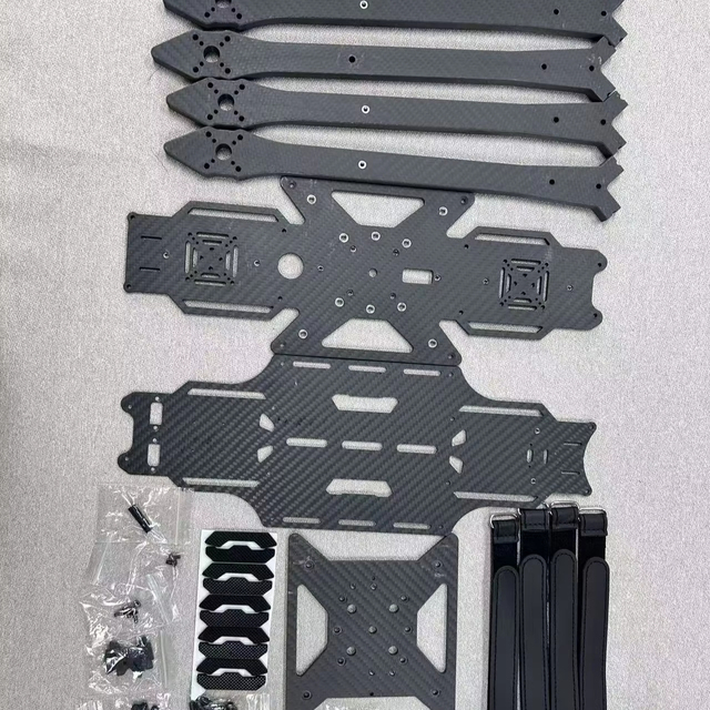 Lightweight 3K Carbon Fiber 7 to 18 Inch FPV Long Range Racing Drone Quadcopter UAV Frame Kit
