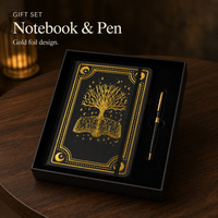 Carnet de style Tarot Premium 2026 avec ensemble de stylos, personnalisable pour un cadeau haut de gamme et un usage quotidien professionnel