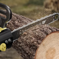 Scie à chaîne électrique sans fil puissante de 16 pouces, scie à chaîne sans fil, machine à couper le bois, grandes scies à chaîne pour batterie Makita