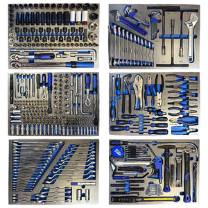 Juego de Herramientas de Reparación para el Hogar y Automóvil de 467 Piezas de Acero al Carbono con Carro de Almacenamiento Portátil y Gabinete - Product Image 4