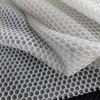 3D Air Spacer Sandwich 100% Bird Eye Polyester Tissu Mesh pour Sacs d'école Sac à dos Matériaux/Casquette Matériau de qualité supérieure