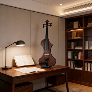 Violín Eléctrico <span class=keywords><strong>de</strong></span> Entrega Rápida, Violín Eléctrico <span class=keywords><strong>de</strong></span> Tamaño 1/2 - Directo <span class=keywords><strong>de</strong></span> Fábrica para Niños Principiantes, Práctica y Lecciones <span class=keywords><strong>de</strong></span> Música - Product Image 4