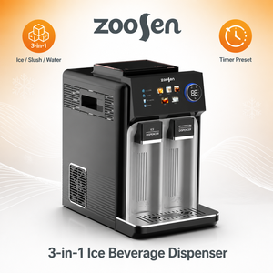 Ice Maker Machine Countertop 3 in 1 Machine a Glacons Ice Water Slush Dispenser for Commercial - Product Image 1