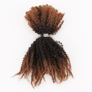 Vaste vente en gros prix d'usine cheveux afro crépus en vrac cheveux humains crochet <span class=keywords><strong>boucles</strong></span> 4c meches pour tresses africaines - Product Image 4