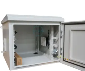 19 Rack IP55/65 poteau anti-poussière monté support de serveur extérieur armoire de réseau de télécommunication