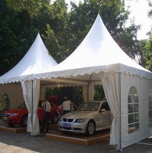 Customized Size Aluminium Alloy Pagoda Tent with White PVC Cover for Exhibitions-Easy Setup - Product Image 4
