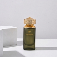 Flacon de parfum vide en verre dépoli de haute qualité 100 ml, personnalisé OEM ODM, avec pulvérisateur, pour coffret cadeau homme arabe de Dubaï