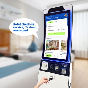 Kiosque bancaire/casino avec écran incurvé multi-touch 23,6/32 pouces, lecteur de carte de crédit, accepteur de billets personnalisé, paiement en espèces/sans espèces - Product Image 6