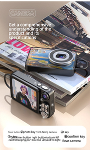 Cámara Digital CCD de Nivel Básico, <span class=keywords><strong>Video</strong></span> HD 1080P, Pantalla LCD de 2.8 Pulgadas, Cámara Portátil Mini para Estudiantes - Product Image 6