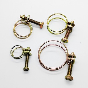 Abrazadera de banda de agua de aro de <span class=keywords><strong>tubo</strong></span> de alambre de acero <span class=keywords><strong>galvanizado</strong></span> doble <span class=keywords><strong>para</strong></span> <span class=keywords><strong>abrazaderas</strong></span> de manguera de sistema métrico Producto - Product Image 3
