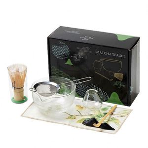 Nouvelle collection élégante de boîtes transparentes pour café, thé et expresso, ensembles matcha, 7 pièces - Product Image 5