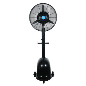 Ventilador de ventilación de niebla de agua con batería portátil de 26 pulgadas de alta calidad, corriente eléctrica de 220V CA para almacén de restaurante de granja - Product Image 1