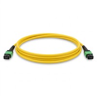 Cable de Conexión de Fibra Óptica MPO-FC de 12 Núcleos, 40/100G, Módulo de Datos Preconectado